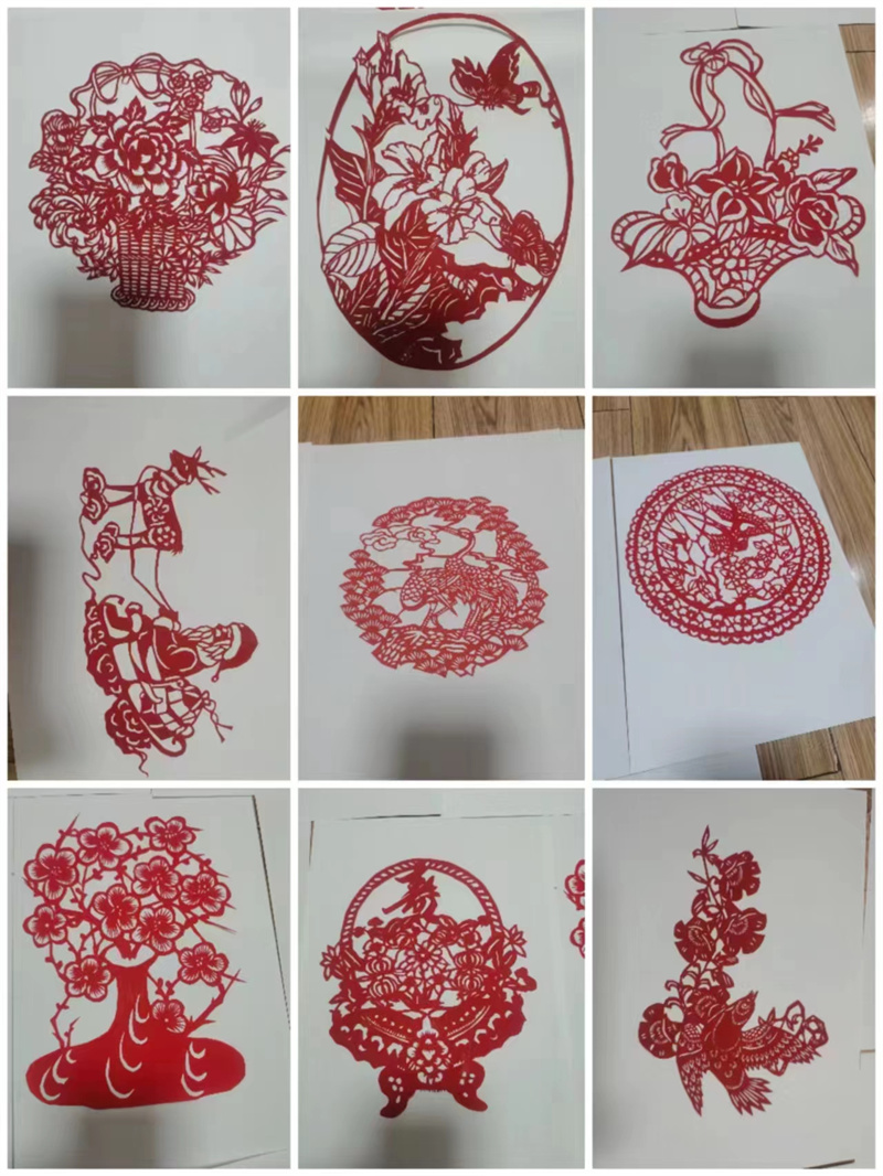 我们的剪纸作品